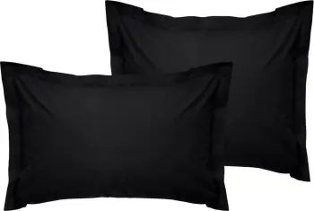 Set jastëkësh Oxford satin, 2 copë, ngjyrë e zezë