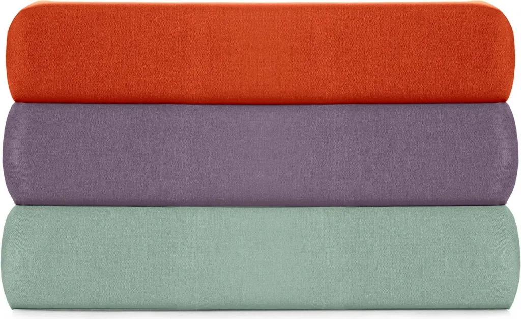 Çarçaf i vetëm fitted Ranforce, ngjyrë e gjelbër, L'essentiel, 90x200+30cm - 4