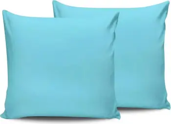 Set jastëkësh (2 copë), ngjyrë turquoise, L'essentiel, 60x60 cm
