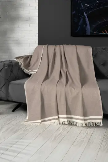 Mbulesë divani L'essentiel, Alinda, kafe, 170x300cm