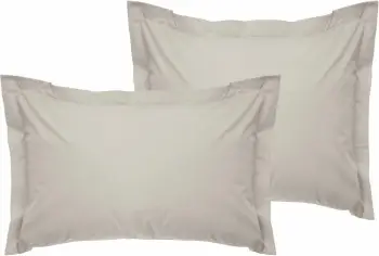 Set jastëkësh Oxford Satin (2 copë), krem, L'essentiel