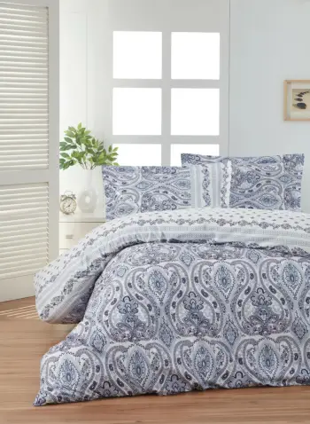 Set mbulesë për jorgan një person, L'essentiel, Palmira, blu