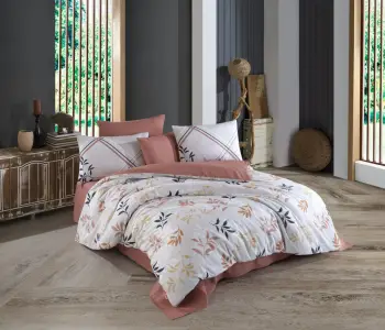 Set mbulesash për dyshek dopio Ranforce, L'essentiel, kafe, Belen