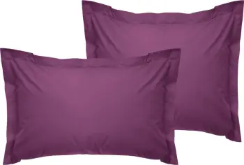 Set jastëkësh Oxford (2 copë), ngjyrë vjollcë, L'essentiel, 80x80+5cm