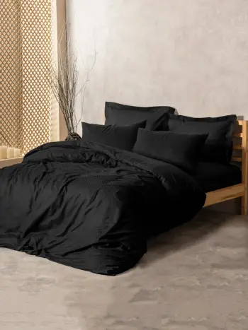 Set mbulesë jorgani XXL, ngjyrë e zezë, L'essentiel