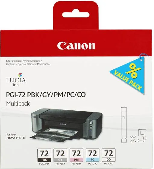 Ngjyrë Canon PGI72 (PBK/GY/PM/PC/CO) - 1