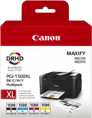 Ngjyrë për printer Canon PGI-1500XL, CMYB
