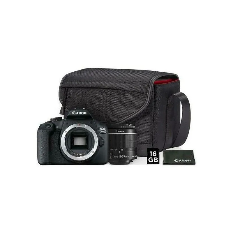 Canon EOS 2000D 18-55mm + Bag + 16GB - 2