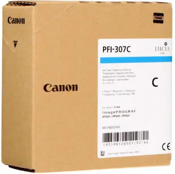 Ngjyrë Canon PFI307C, e kaltër