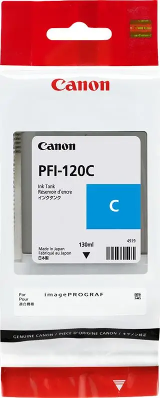 Ngjyrë për printer Canon PFI-120C, e kaltër