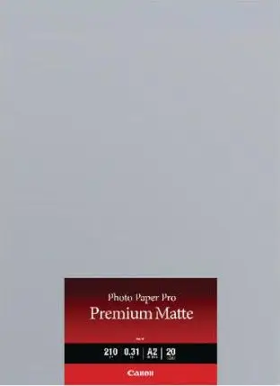 Letër fotografike Canon Pro Premium Matte PM-101 për printer A2, 20 fleta, 210g/m
