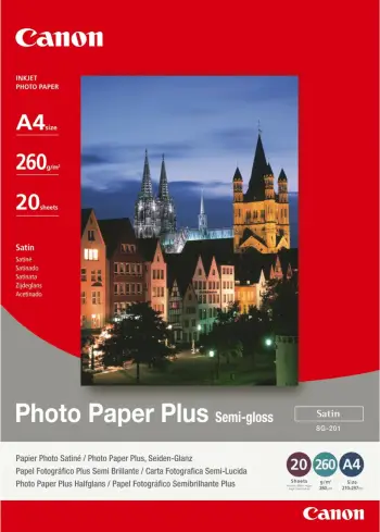 Letër fotografike Canon SG-201, A4, 20ks, 260g/m