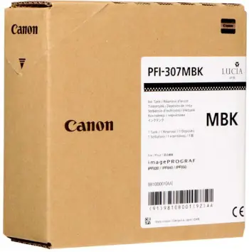 Ngjyrë për printer Canon PFI307MB, e zezë