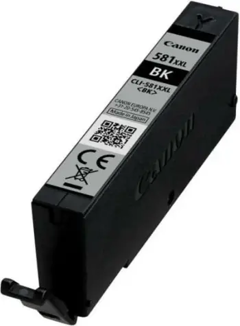 Ngjyrë për printer Canon INK CLI-581XXL BK, e zezë
