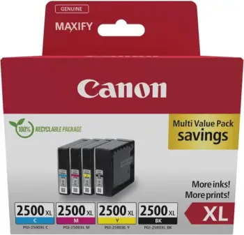 Set ngjyrash për printer Canon PGI-2500XL, 1295 faqe, shumëngjyrësh