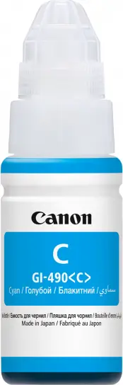Ngjyrë Canon GI-490 C, cyan