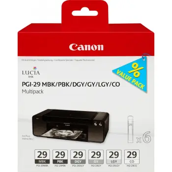 Set i ngjyrave për printer Canon PGI-29, shumëngjyrëshe