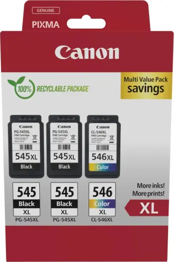 Set ngjyrash për printer Canon PG-545XLx2/CL-546XL, 400 faqe, shumëngjyrësh