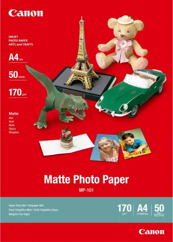 Letër fotografike për printer Canon MP-101, A4, 50 fleta, 170g/m