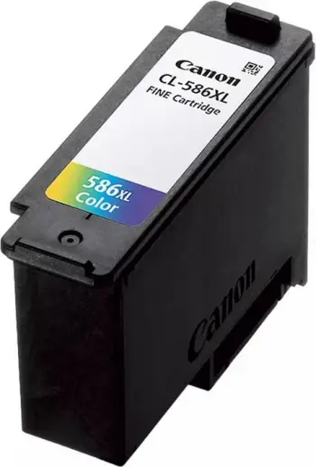 Ngjyrë Canon CL-586XL EUR, e zezë