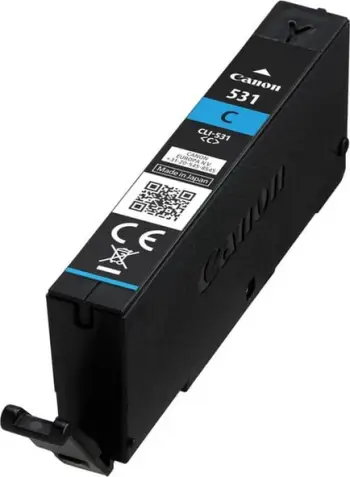 Ngjyrë për printer Canon CLI-531 C, 191 faqe, e kaltër