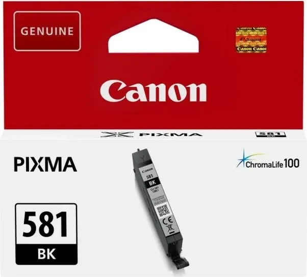 Ngjyrë për printer Canon INK CLI-581 BK, e zezë - 2
