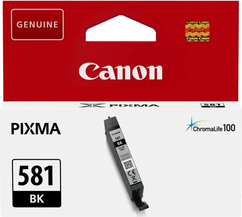 Ngjyrë për printer Canon INK CLI-581 BK, e zezë - 3
