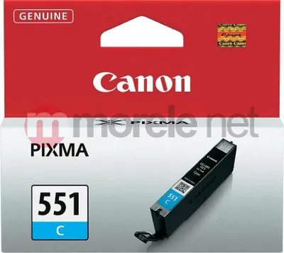 Ngjyrë për printer Canon CLI-551 C, 304 faqe, A4, e kaltër - 2