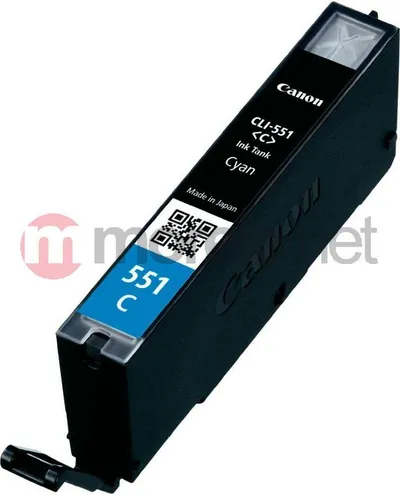 Ngjyrë për printer Canon CLI-551 C, 304 faqe, A4, e kaltër - 3