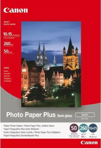 Letër fotografike Canon SG-201, 10x15 cm