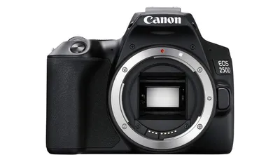 Kamerë Canon EOS 250D + lente 18-55mm f / 3.5-5.6 III + çantë CB-SB130 + kartë e memories 16GB - 3