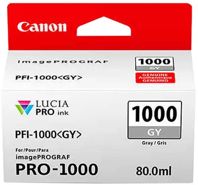 Ngjyrë për printer Canon PFI-1000G, e hirtë - 1