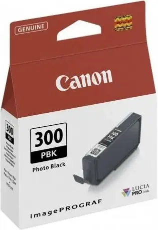 Ngjyrë printeri Canon PFI-300PBK, 14.4 ml, e zezë