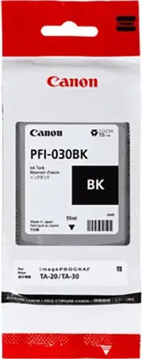 Kartush boje, Canon PFI-030BK (3489C001), 55 ml, origjinal, e zezë