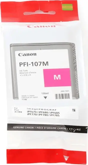 Kasetë boje, Canon, PFI-107M (6707B001), 130 ml, magenta