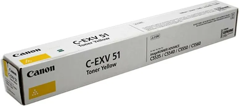 Toner Canon C-EXV 51 deri 24,000 faqe, e verdhë - 1