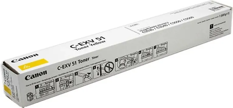 Toner Canon C-EXV 51 deri 24,000 faqe, e verdhë - 2