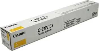 Toner, Canon, C-EXV 52 1001C002, deri 24,000 faqe, i verdhë