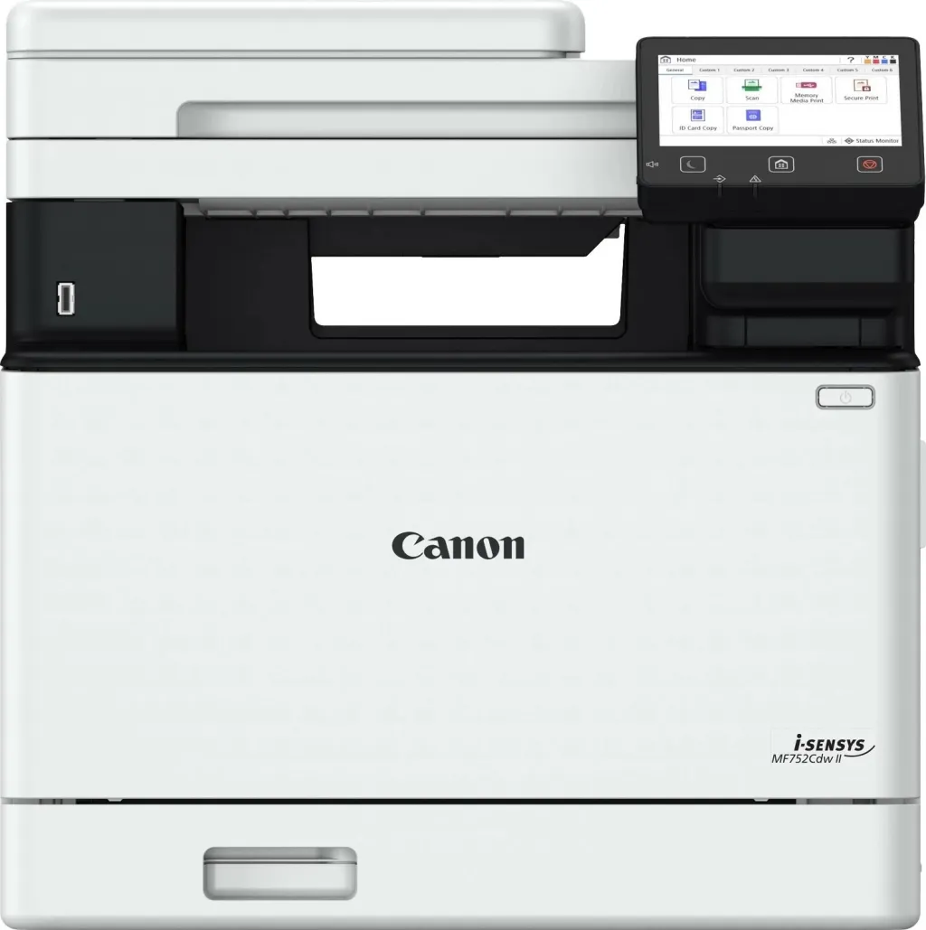 Printer multifunksional Canon I-SENSYS MF752Cdw II, lazer me ngjyra, Wi-Fi, i bardhë - 1