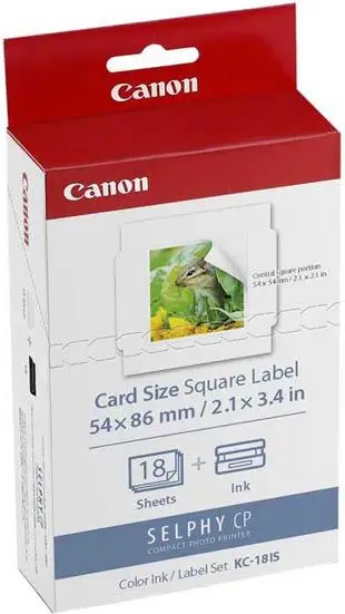 Letër për printer fotografik Canon (7429B001), 5 x 5 cm
