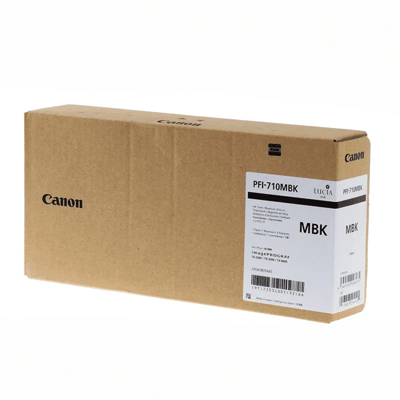 Ink Canon PFI-710MBK / 2353C001 / XL – Zezë Mat - 1