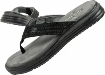 Flip-flop për meshkuj Skechers, të zeza