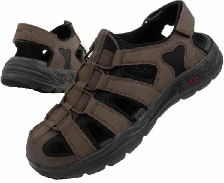 Sandale Skechers për meshkuj, kafe - 1