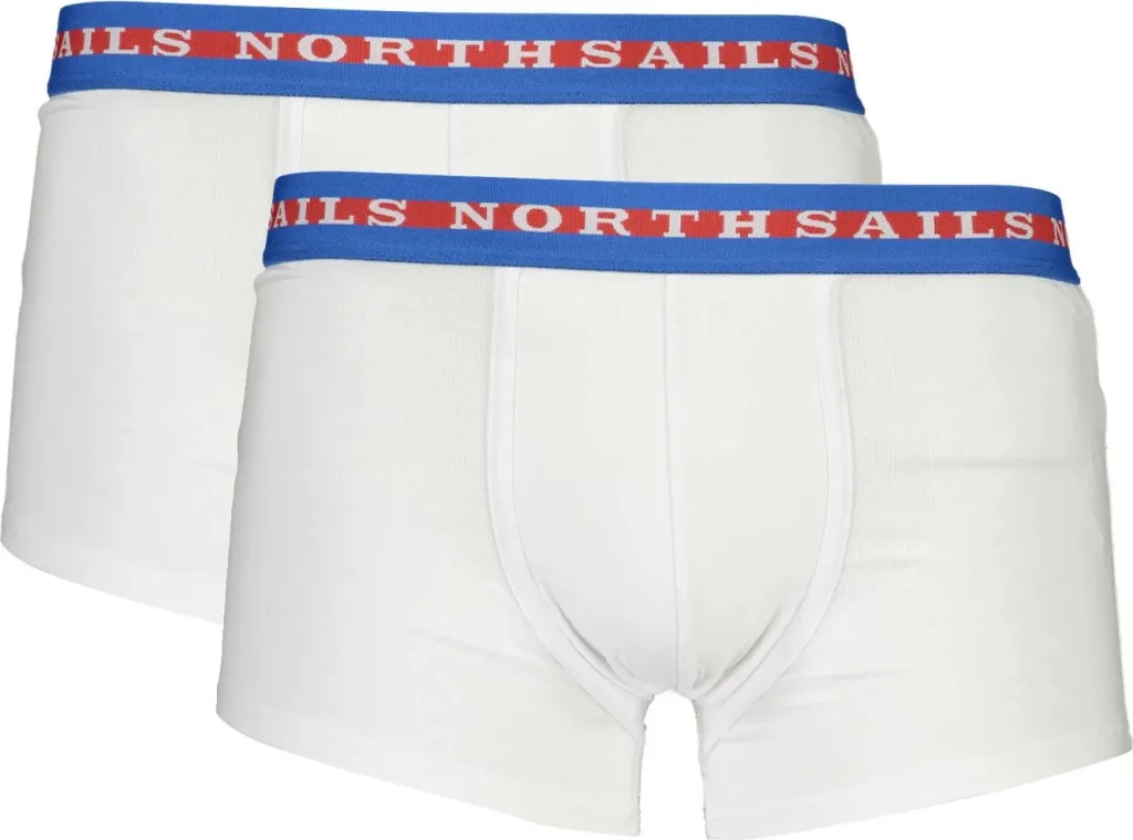 Të brendshme për meshkuj NORTH SAILS Boxer, të bardha - 1
