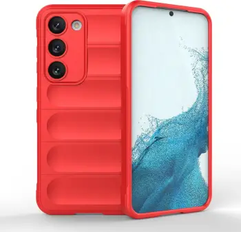 Kapak telefoni Hurtel Magic Shield, për Samsung Galaxy S23+, fleksibël i blinduar, i kuq