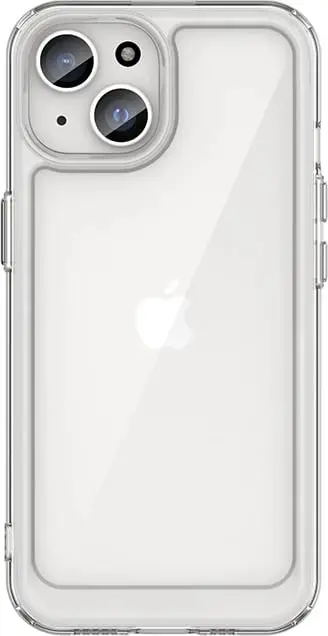 Mbështjellës Hurtel Outer Space Case për iPhone 15, transparent