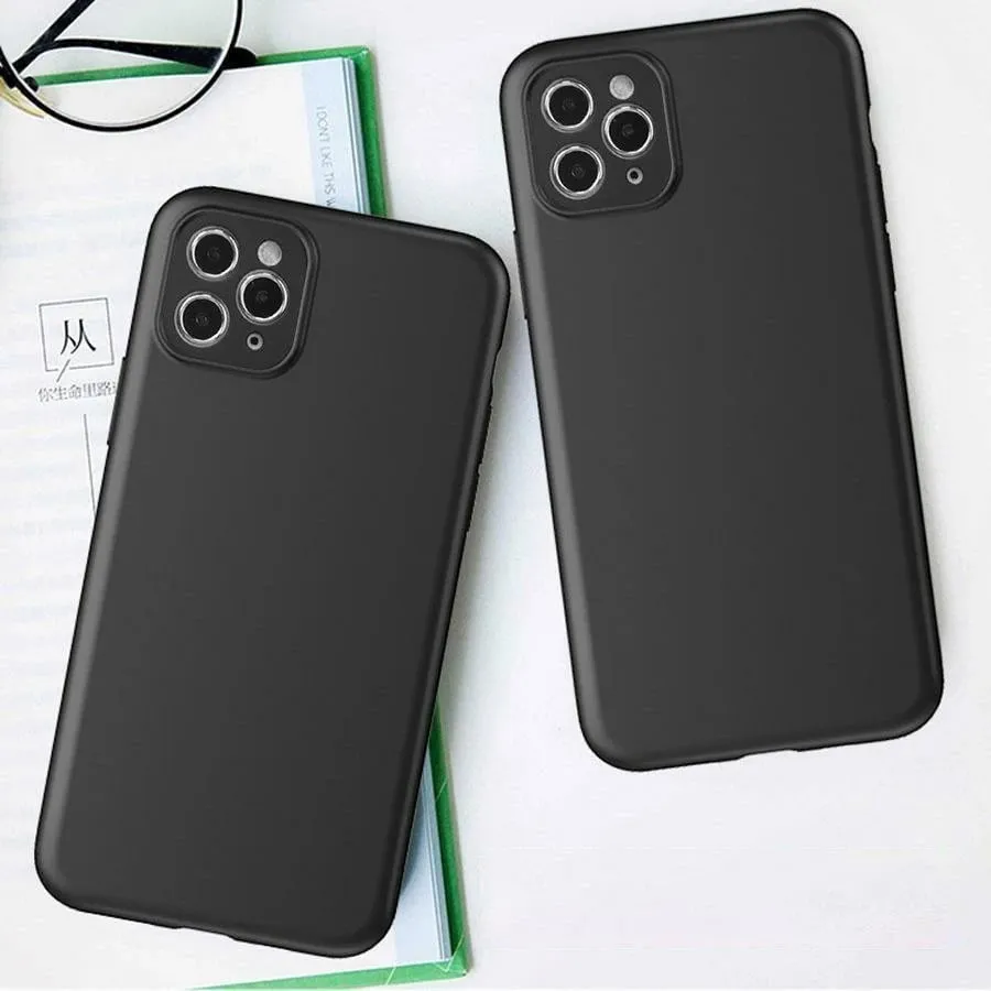 Mbështjellës Hurtel Soft Case për Xiaomi Redmi Note 12 Pro+, silikon i hollë, zi - 5