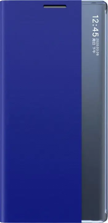 Mbështjellës Hurtel Sleep Case Pro për Samsung Galaxy A36, me flip dhe stand, Blu
