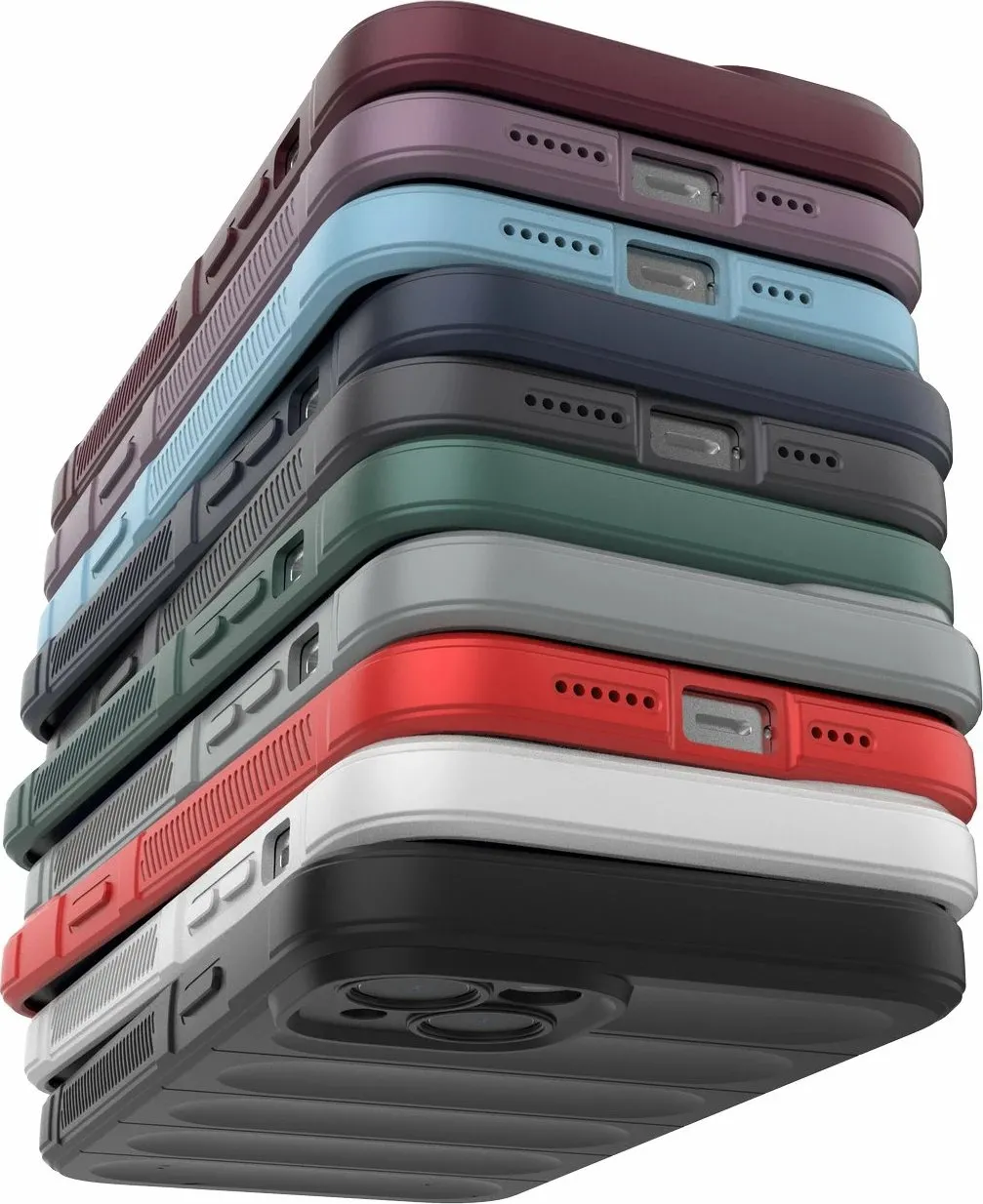 Mbështjellës Hurtel Magic Shield Case për iPhone 14 Plus, fleksibil, i blinduar, Blu e çelët - 13