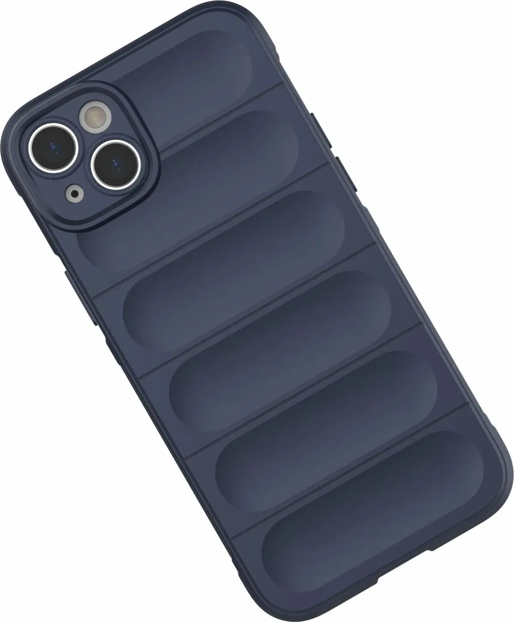 Mbështjellës Hurtel Magic Shield Case për iPhone 14 Plus, fleksibil, i blinduar, Blu e çelët - 17